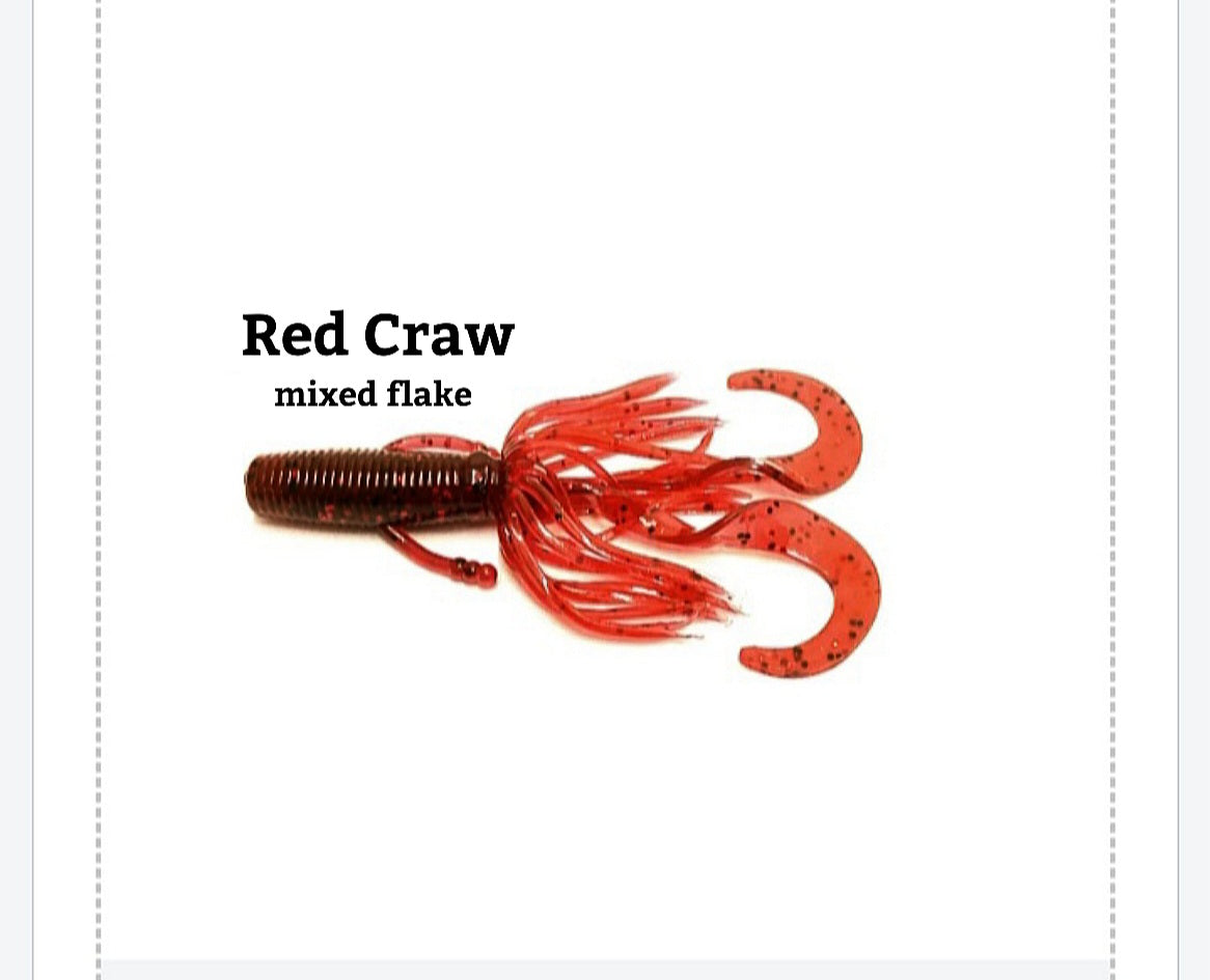 4" Galaxy Grub single skirt (SINKING SALT INFUSED)