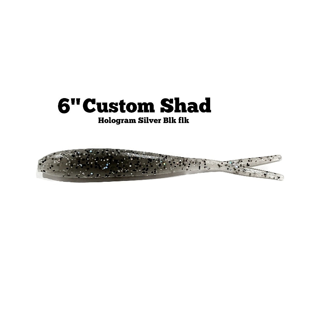 Minnow Madness BIG SIZE 6" split tail minnow *Variety of colors available*