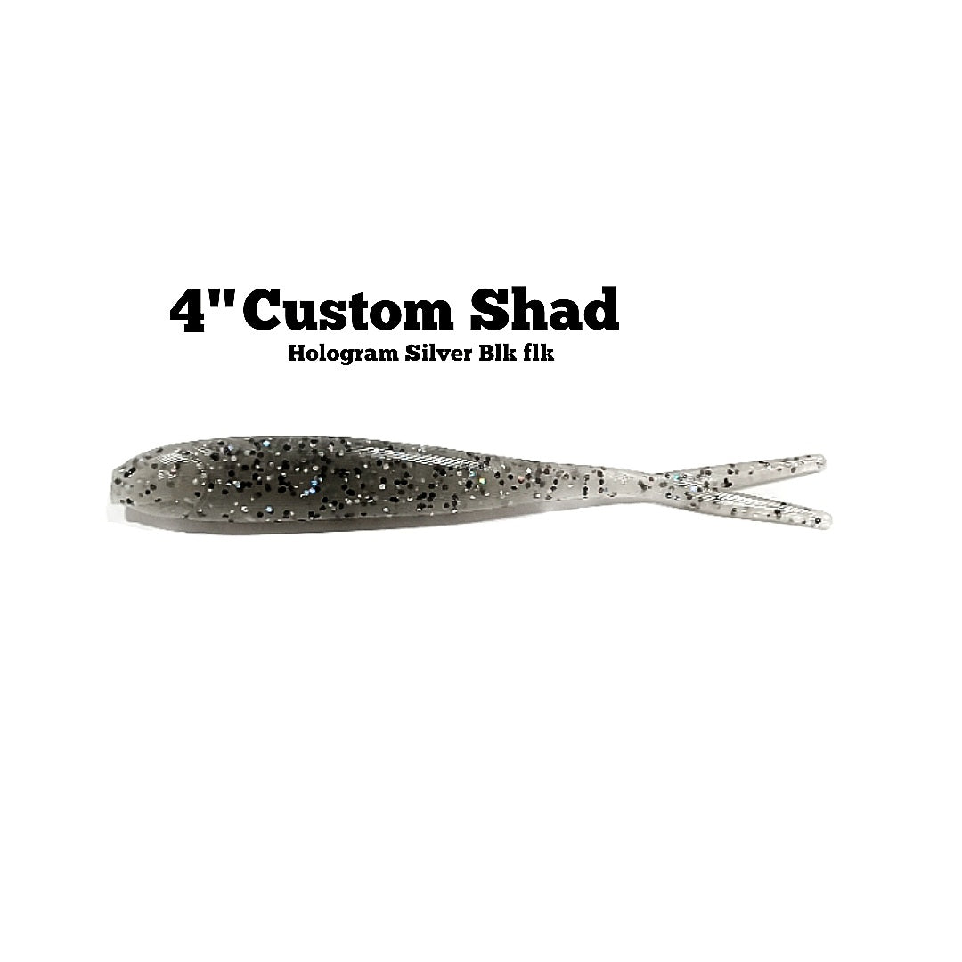 Minnow Madness 4" split tail minnow *Variety of colors available*