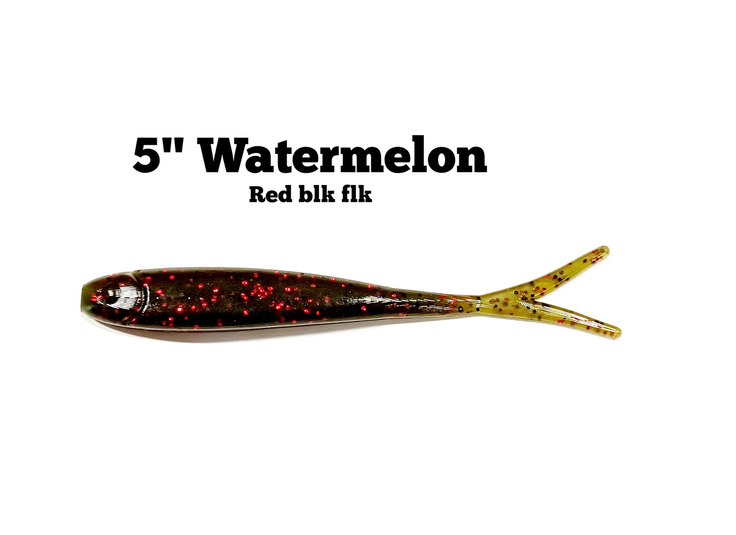 Minnow Madness 5" split tail minnow *Variety of colors available*