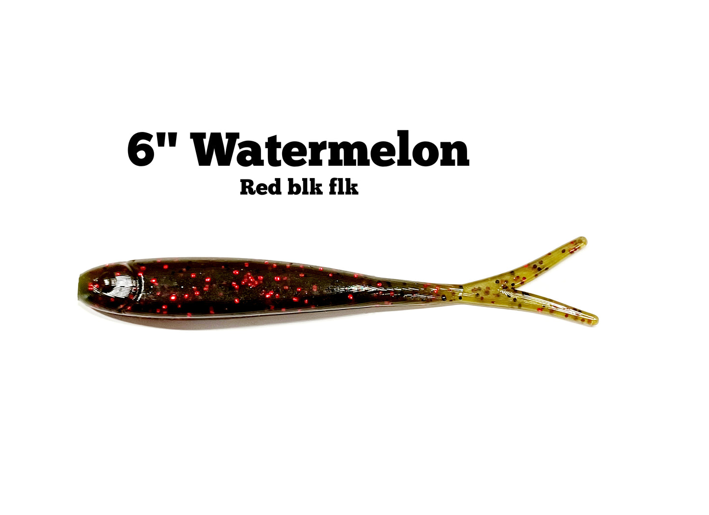 Minnow Madness BIG SIZE 6" split tail minnow *Variety of colors available*