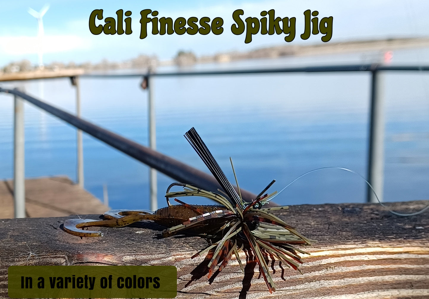 CALI FINESSE SPIKY JIGS (variety of colors available)