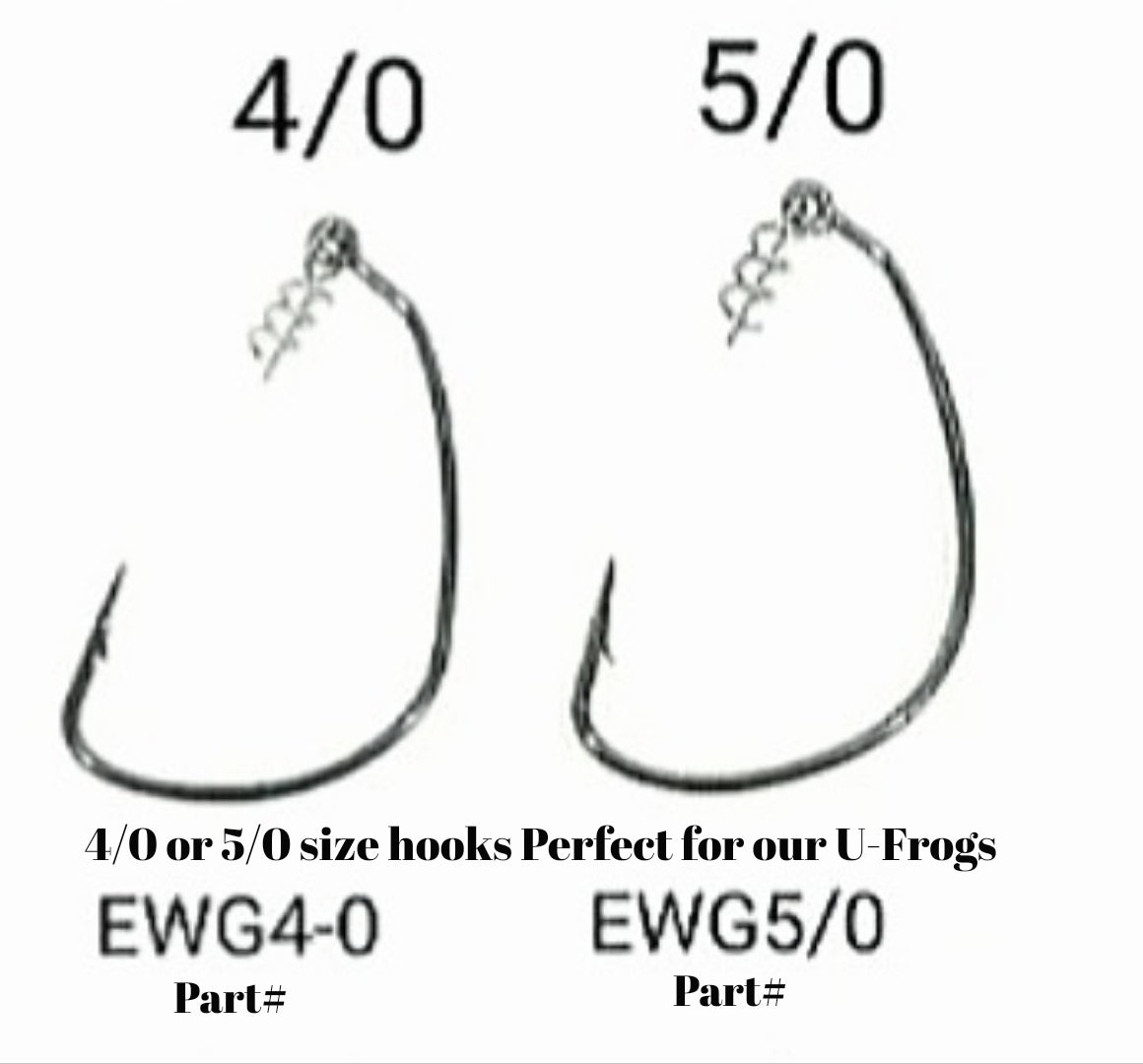 U-FROG top water universal frog, excellent swimming leg action *Variety of colors and U-Frog Hooks available*