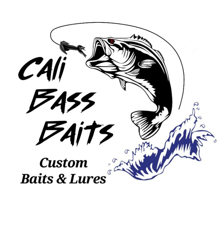 Cali Bass Baits Logo t-shirt SHORT SLEEVE (multiple sizes to choose from)