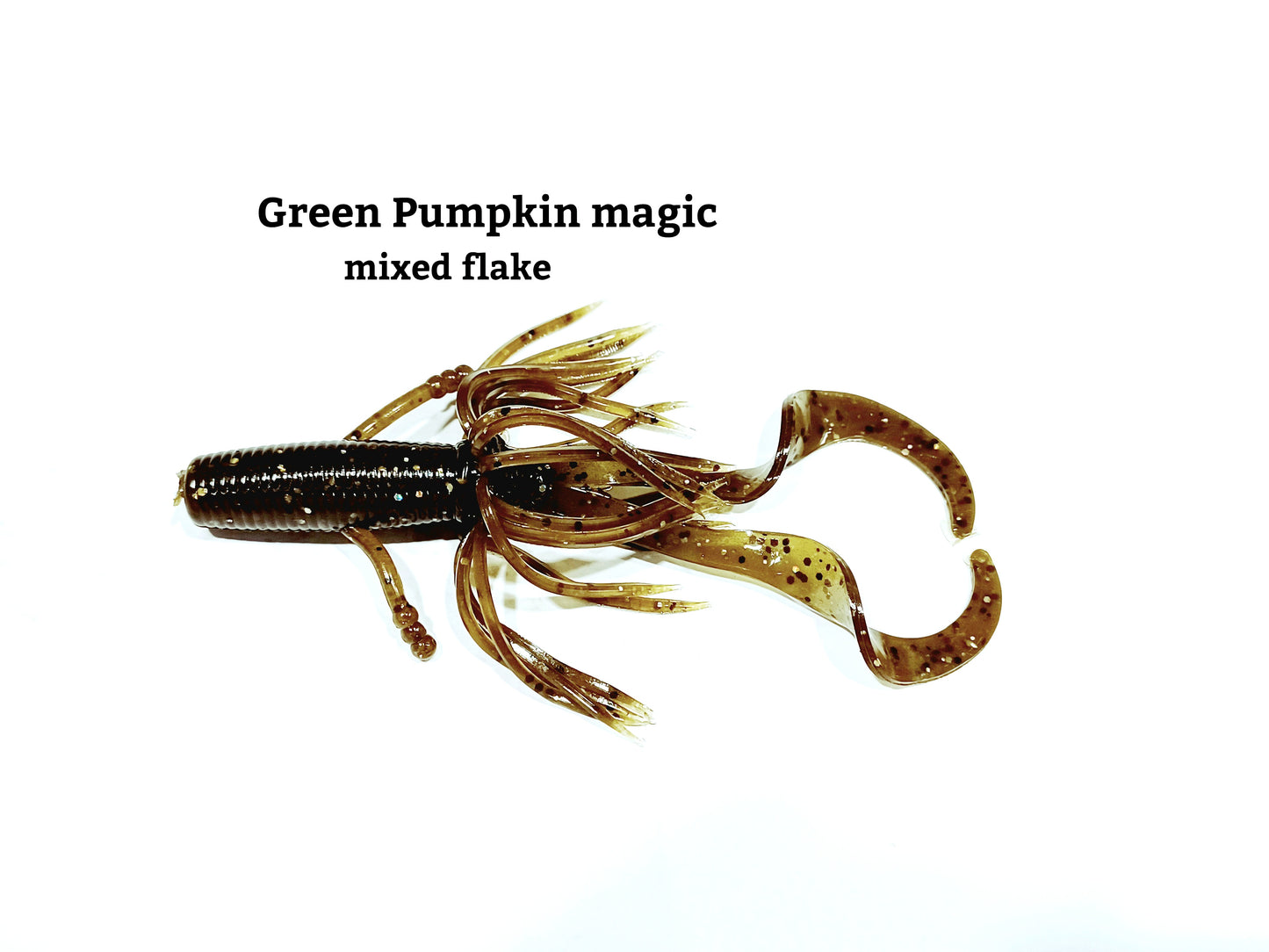 GALAXY GRUB (single skirt twin tail) variety of colors available