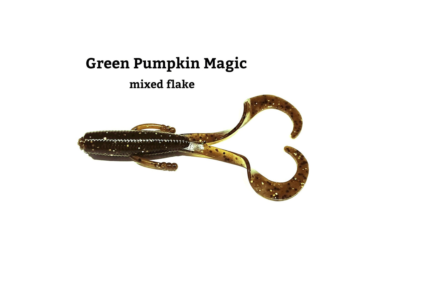 3.5" Galaxy Grub twin tail (SINKING SALT INFUSED)