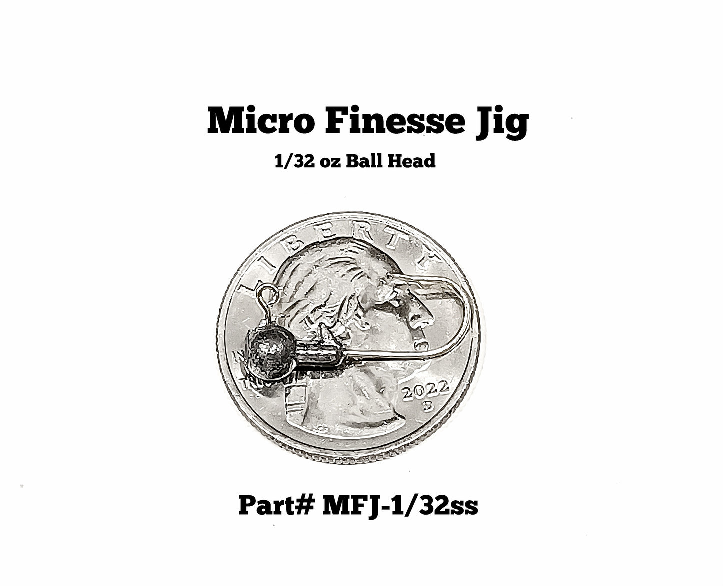 Finesse Tiny Jig Heads (size: 1/32oz) Short Shank our ultra light line series tackle