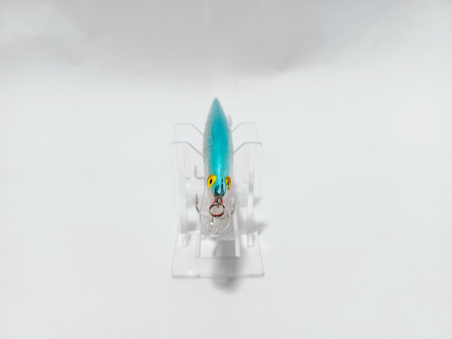 Vintage Rebel minnow floating lure 4.5" F2003s Blue Silver