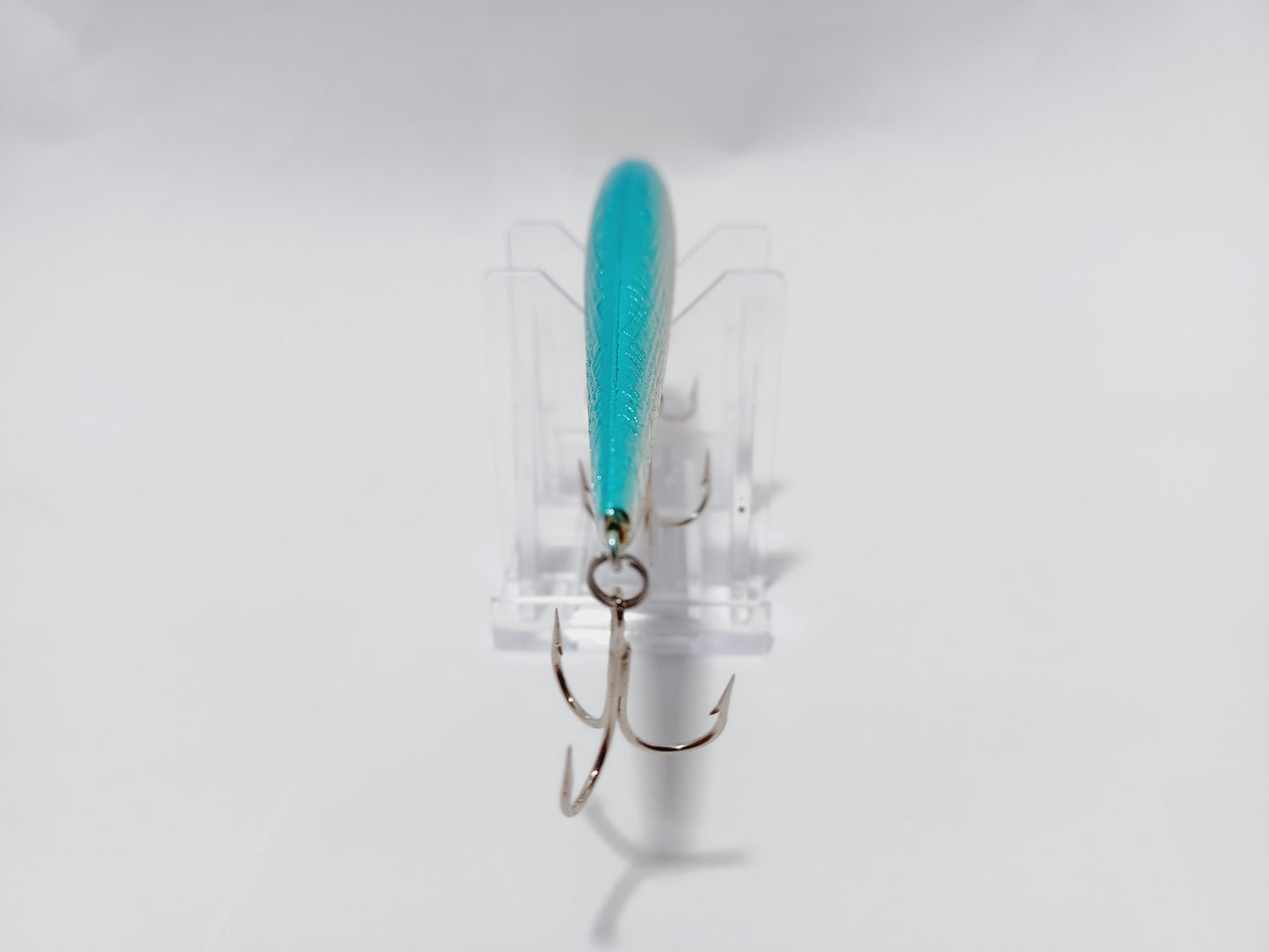 Vintage Rebel minnow floating lure 4.5" F2003s Blue Silver