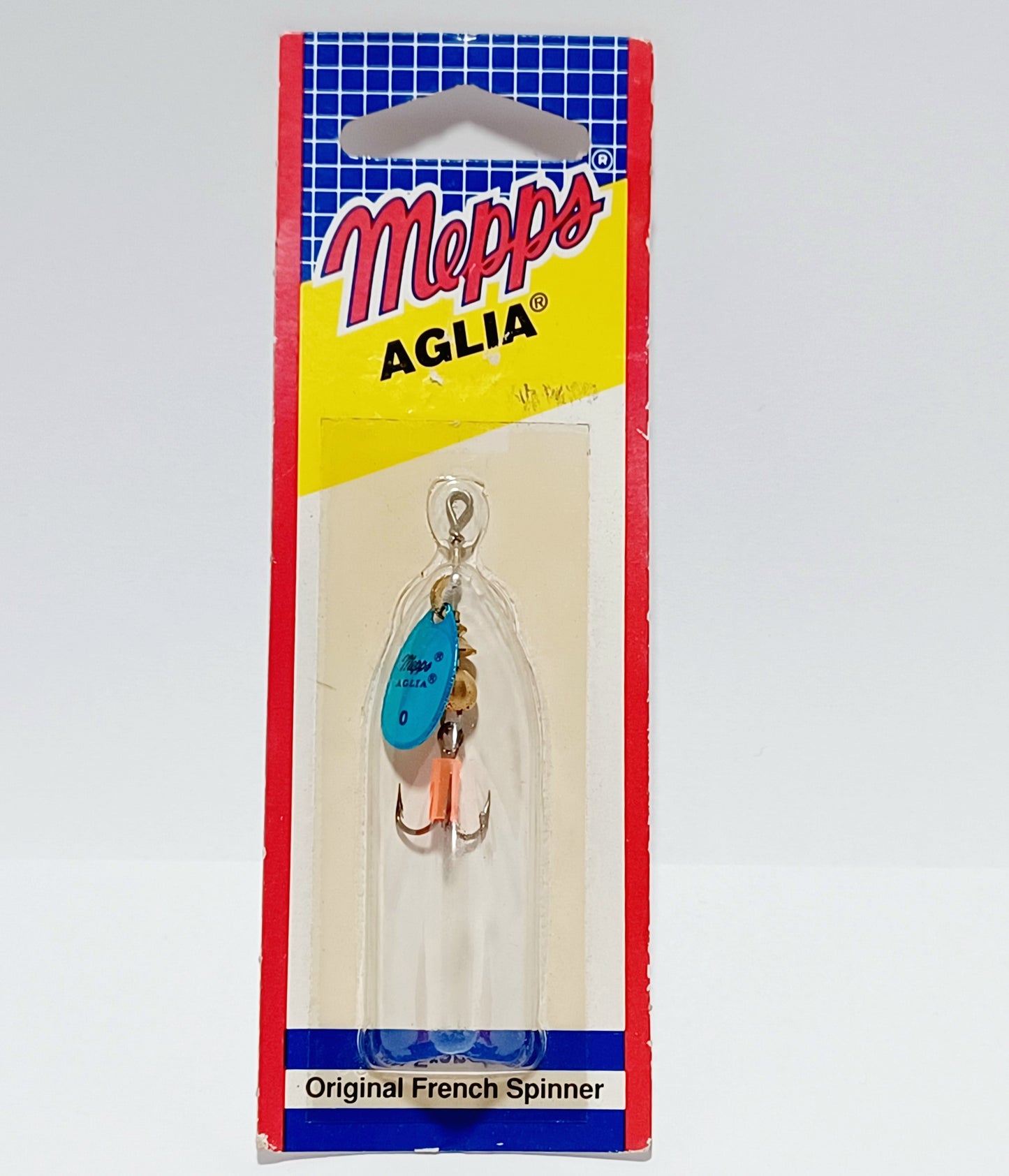 Vintage Mepps Aglia small #0 Lure in blue