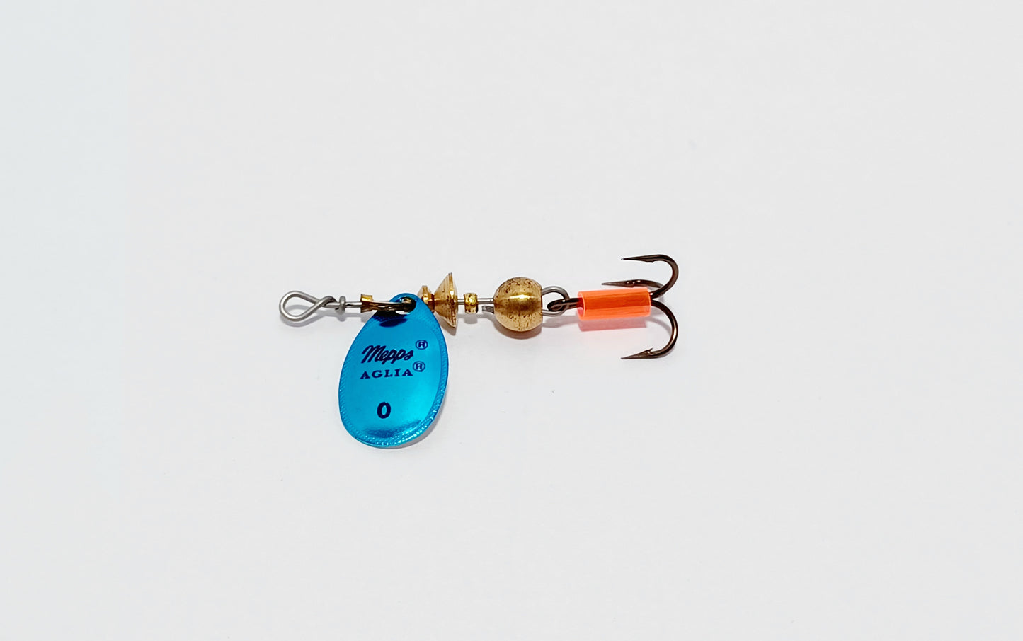 Vintage Mepps Aglia small #0 Lure in blue