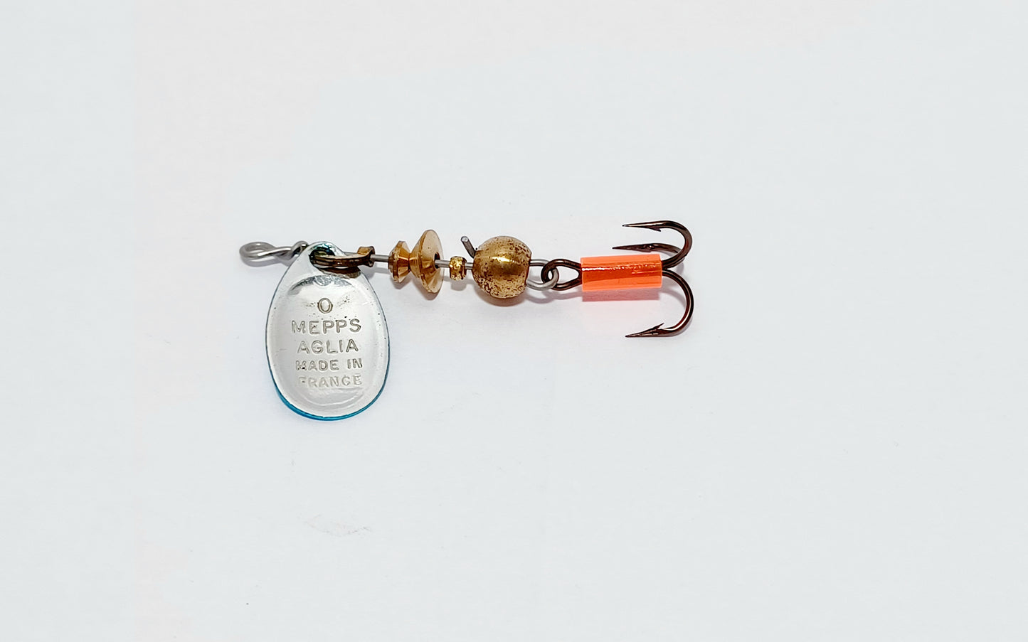 Vintage Mepps Aglia small #0 Lure in blue