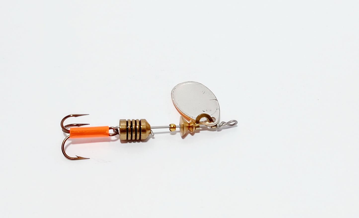 Vintage Mepps Aglia #1 Glo Color orange Lure