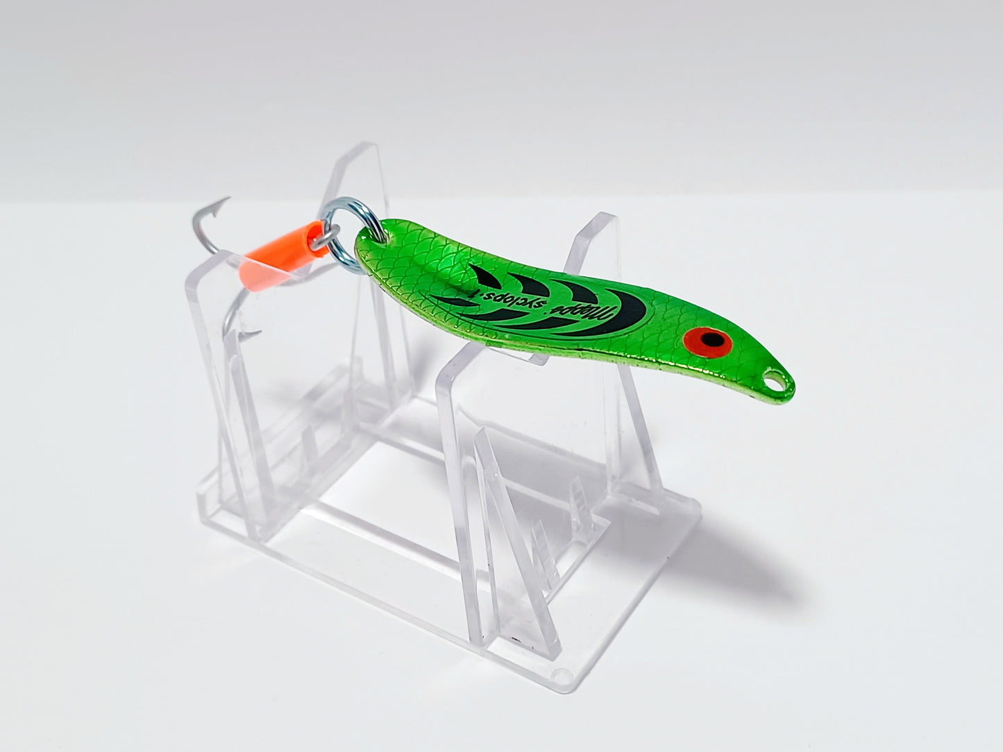 Vintage Mepps Syclops flashiest action lure green