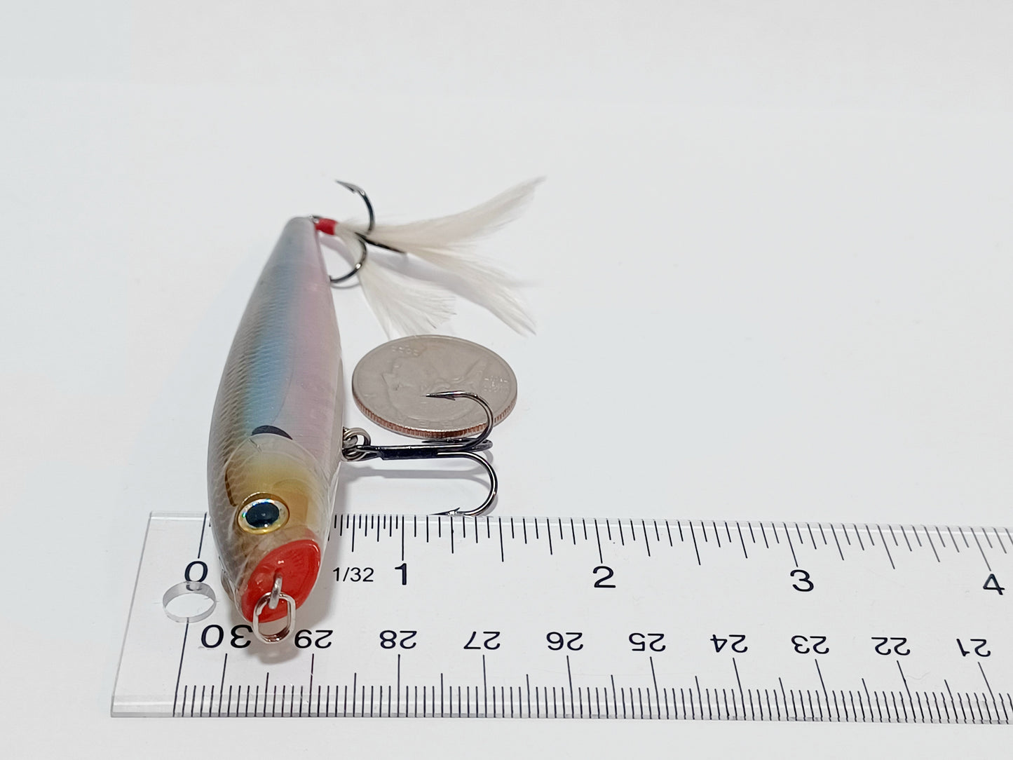 Classic Lucky Craft GUN FISH 95 ghost minnow topwater 3/8oz lure