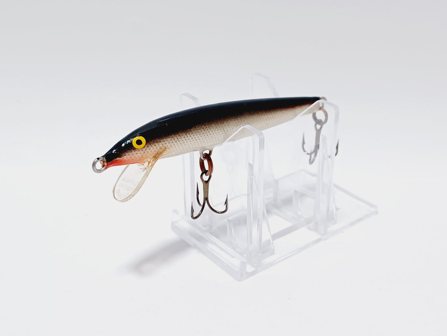 Vintage Rapala F-9 Original Floating Silver 3/16 oz Lure Balsa 3.5"