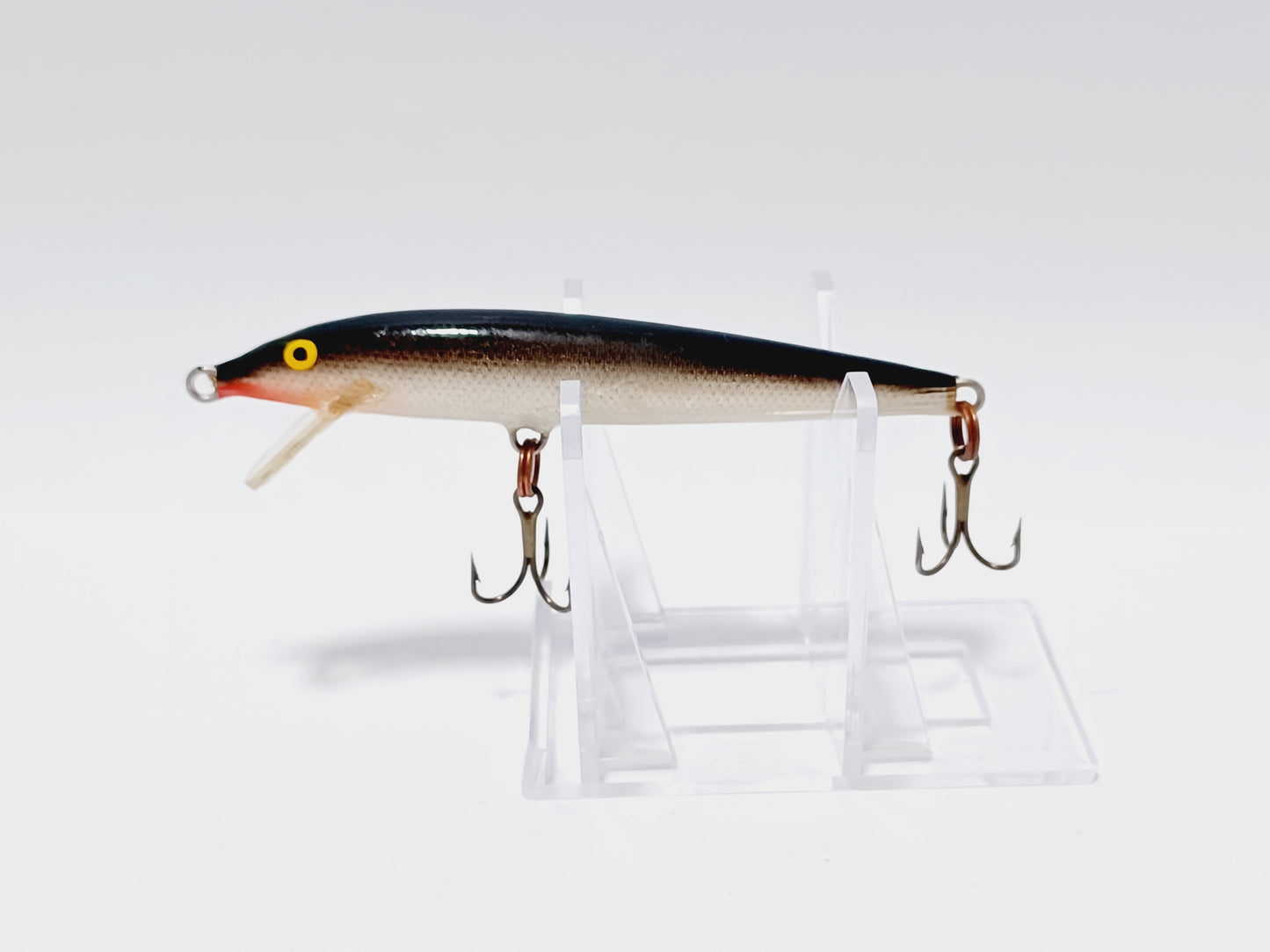 Vintage Rapala F-9 Original Floating Silver 3/16 oz Lure Balsa 3.5"