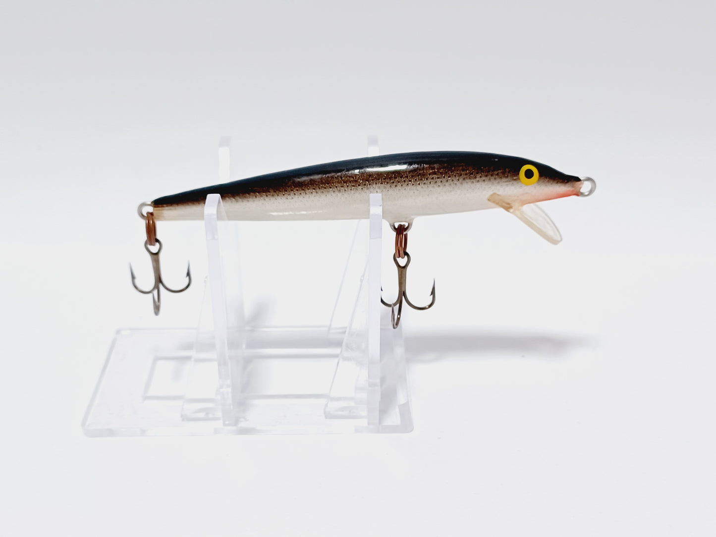Vintage Rapala F-9 Original Floating Silver 3/16 oz Lure Balsa 3.5"