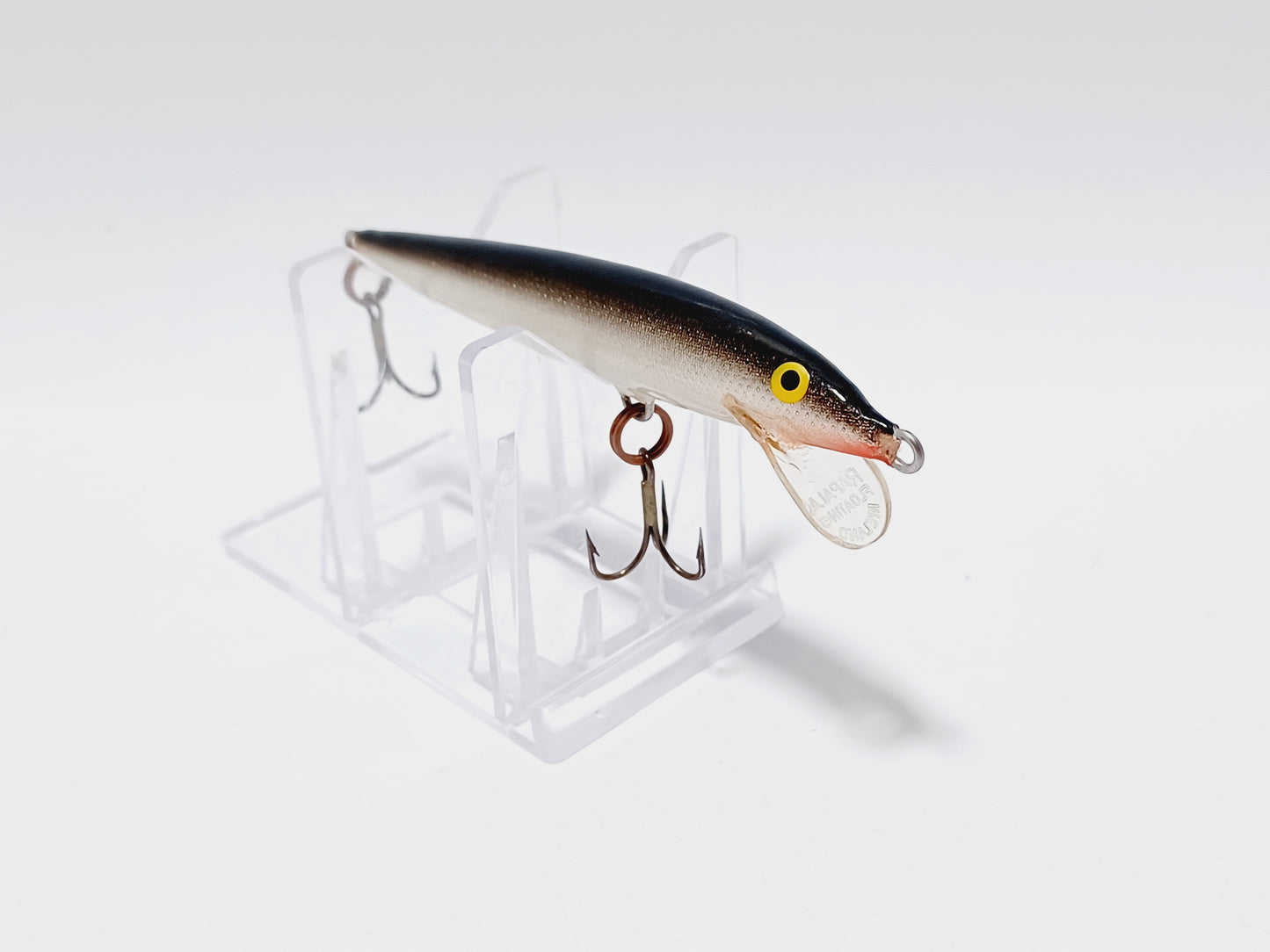 Vintage Rapala F-9 Original Floating Silver 3/16 oz Lure Balsa 3.5"