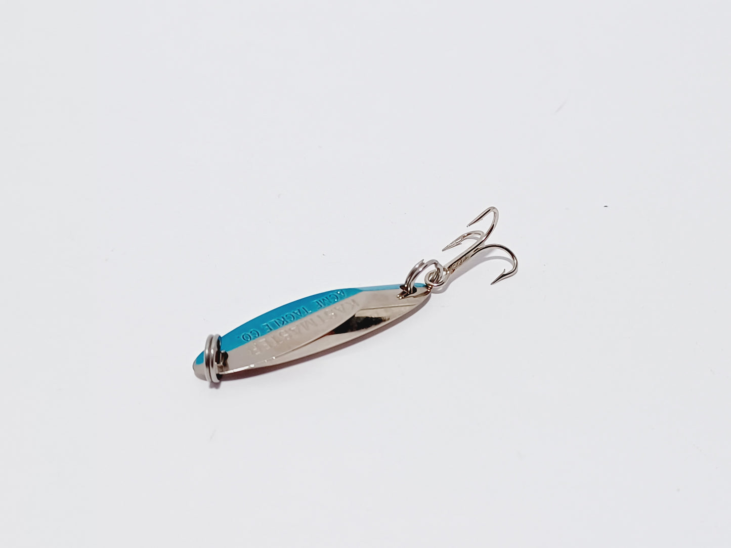 Classic Kastmaster blue silver trout lure