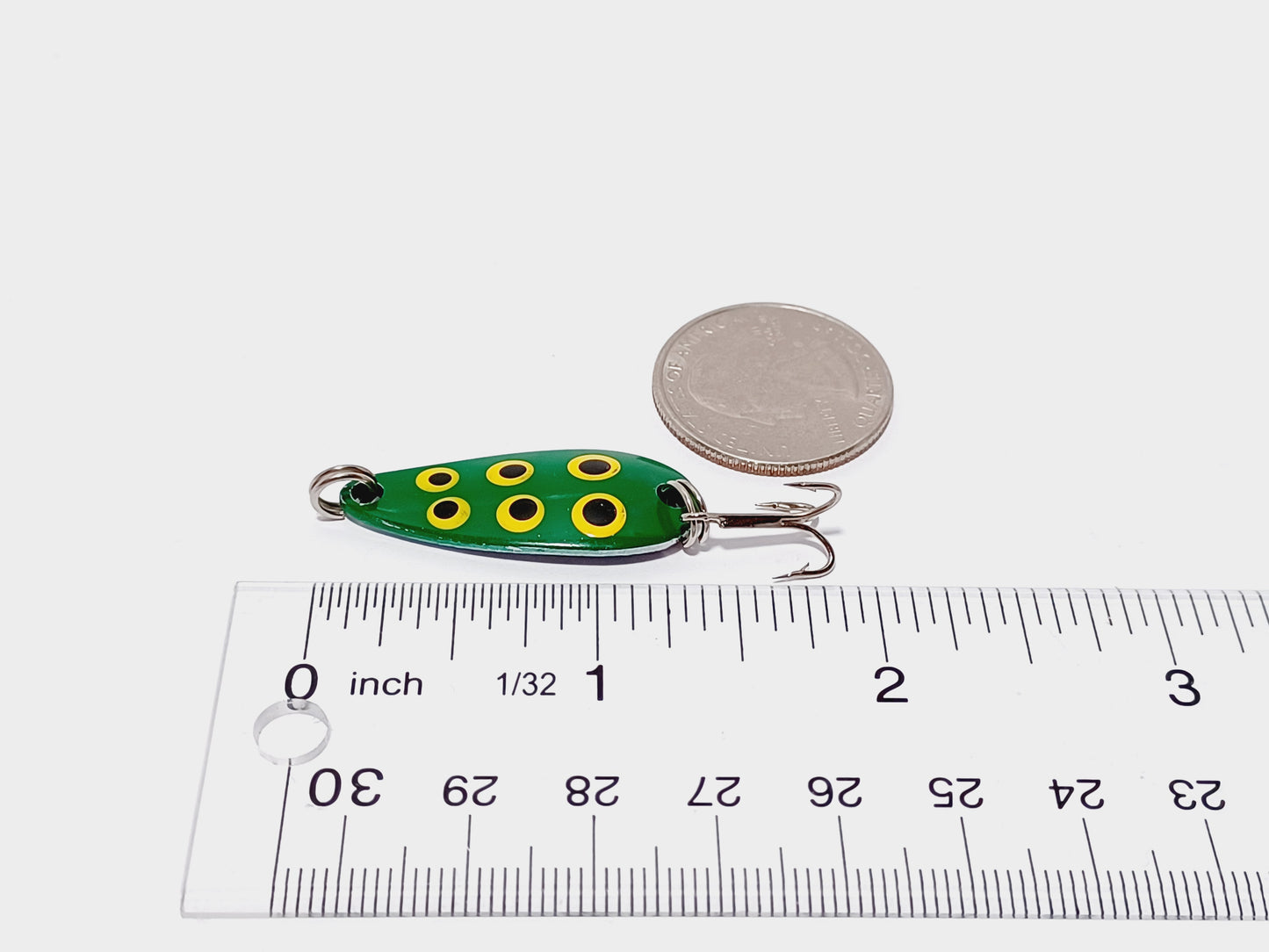Vintage MISTER TWISTER sonic spoon Lure (Japan)No. 5153 1.25"