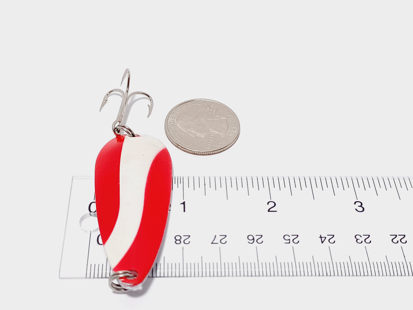 Vintage MISTER TWISTER large 2.25" sonic spoon Lure (Japan)