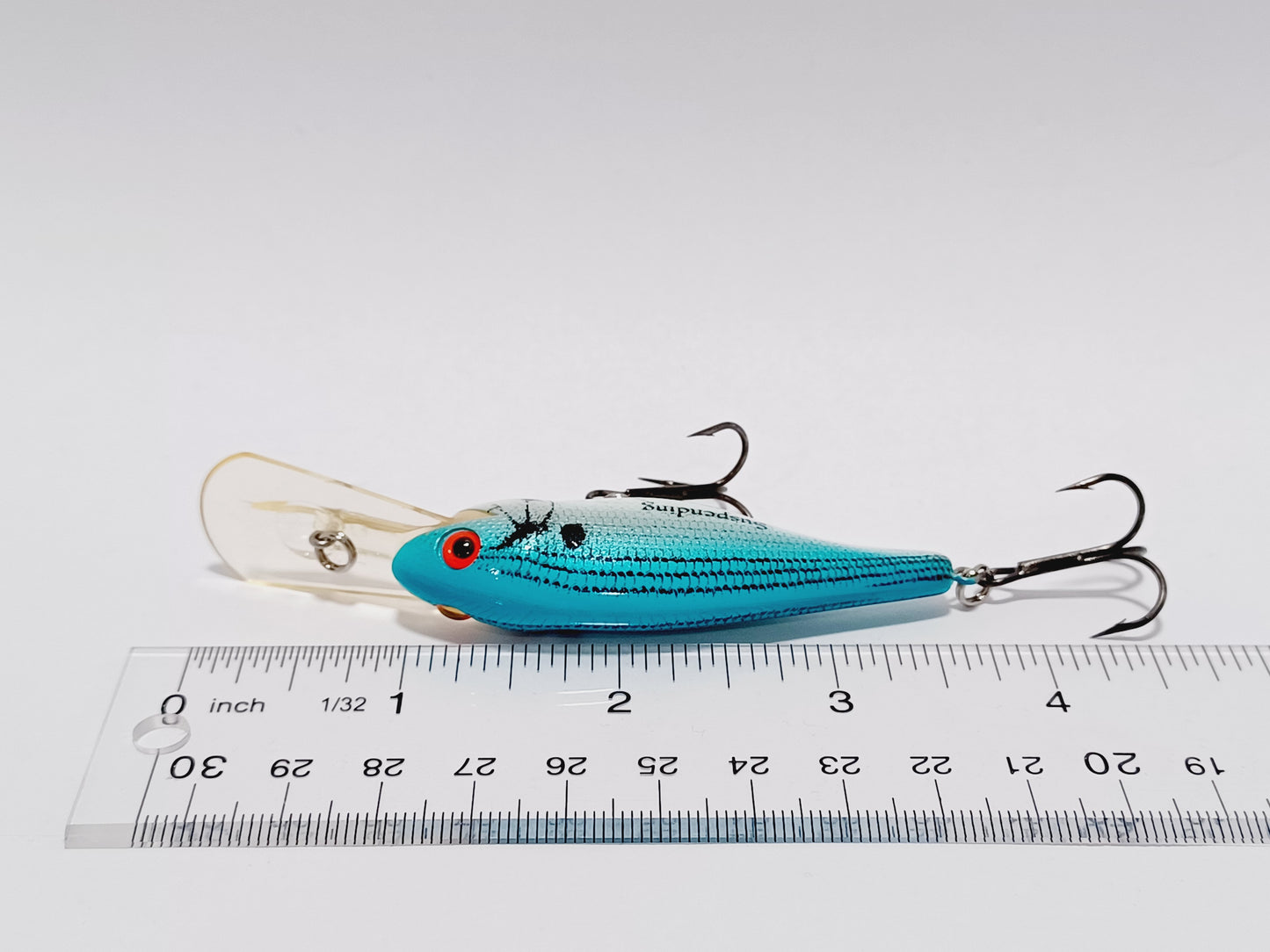 Vintage Classic Excalibur Rebel Suspending Shad-R rattling diving Crankbait Lure