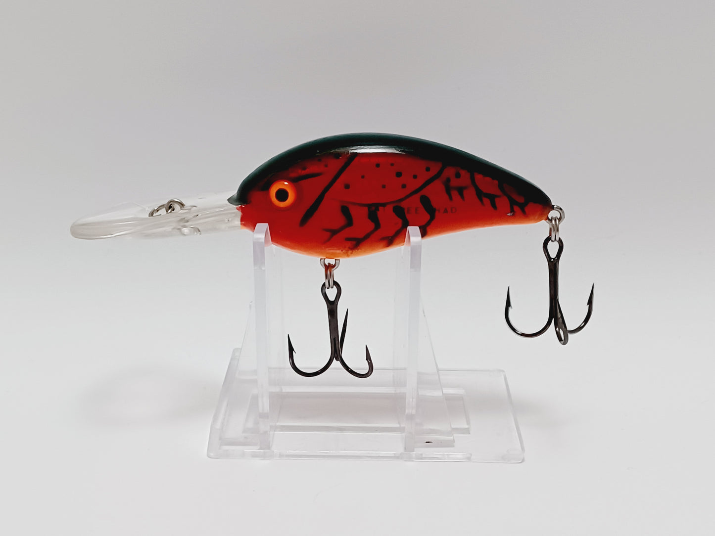 Classic Bill Dance Suspending Fat Free Shad (Holographic Red Craw) Rattling crankbait diving lure