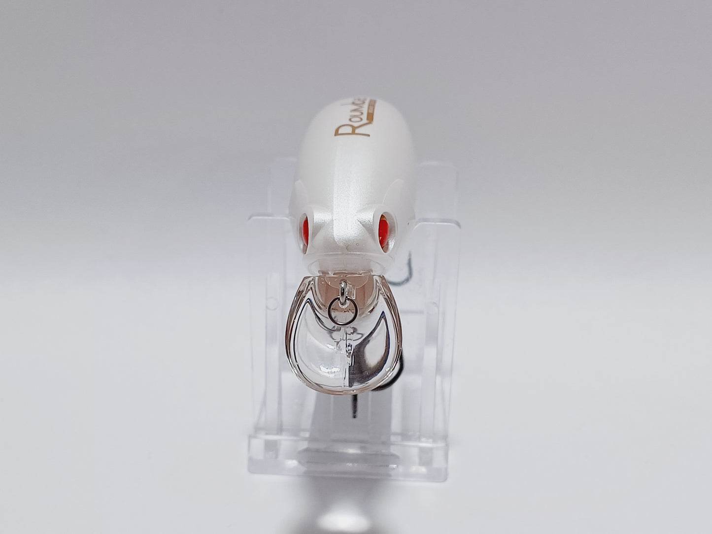 Classic Ima Roumba Silent Wobbling Wakebait Shallow 0-2ft depth Crankbait Lure (Albino/white)