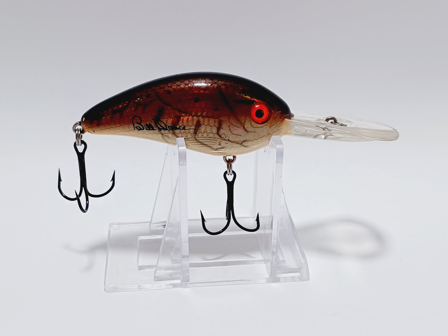 Classic Excalibur Fat Free Shad Bill Dance (Brown Craw)rattling diving crankbait lure.
