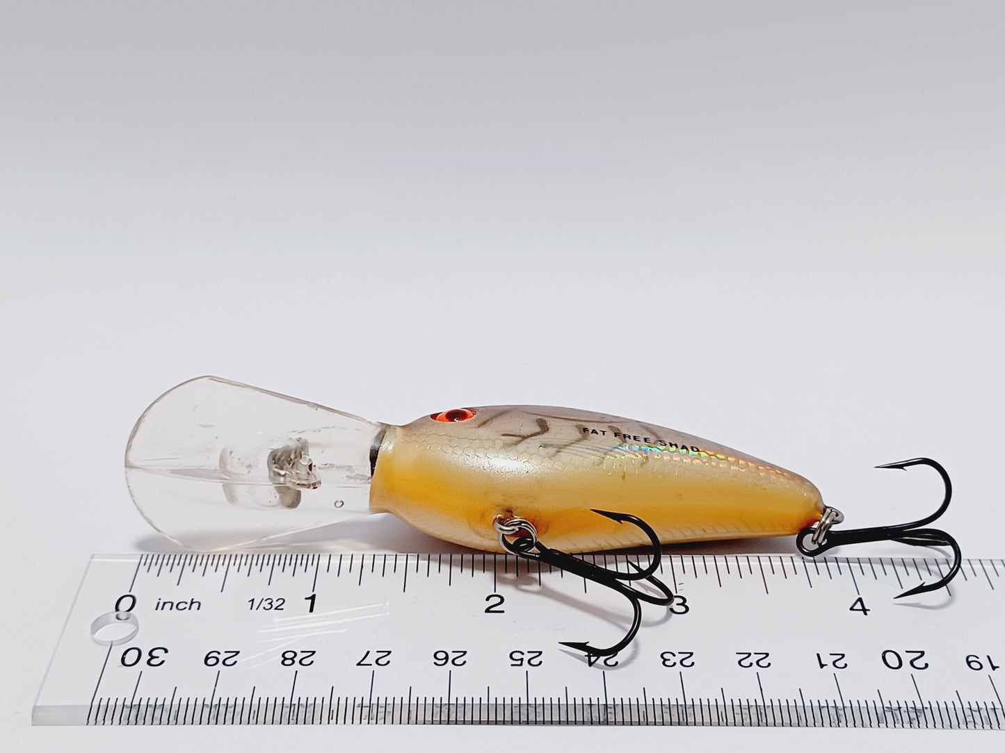 Classic Excalibur Fat Free Shad Bill Dance (Brown Craw)rattling diving crankbait lure.