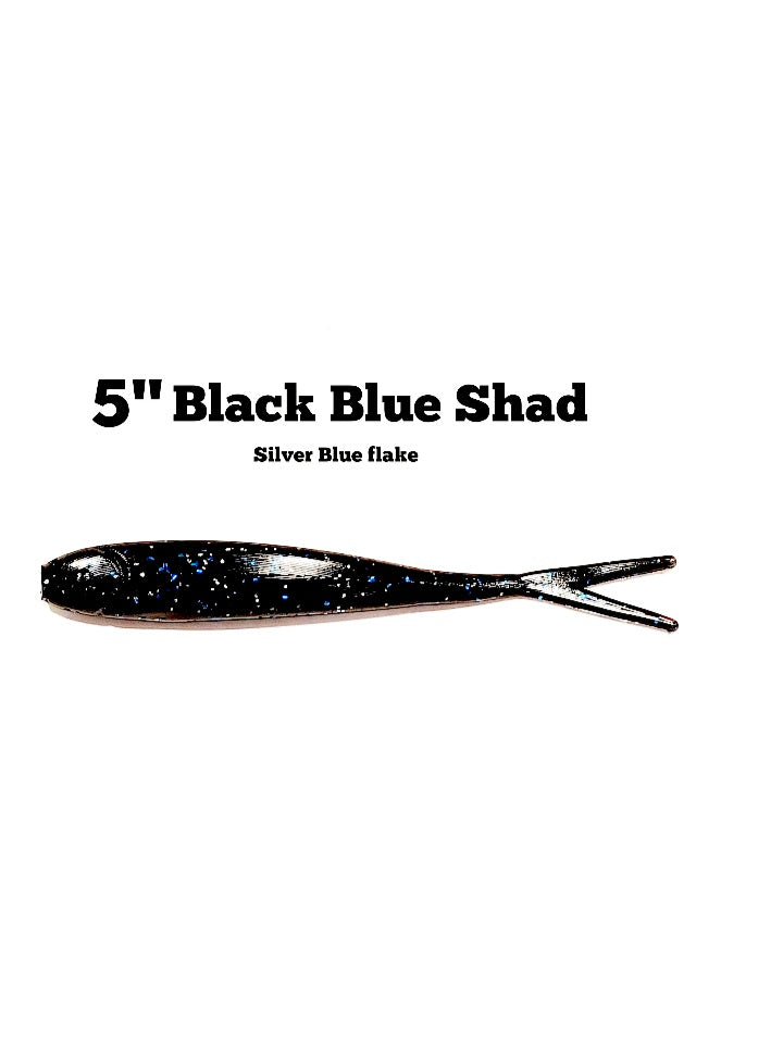 Minnow Madness 5" split tail minnow *Variety of colors available*