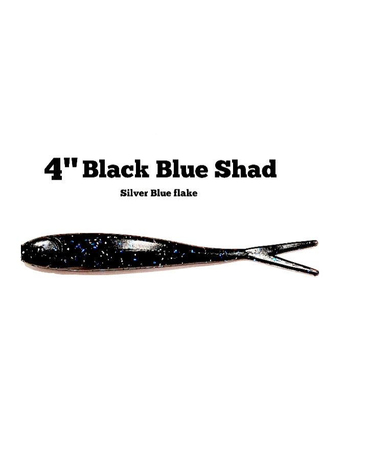 Minnow Madness 4" split tail minnow *Variety of colors available*