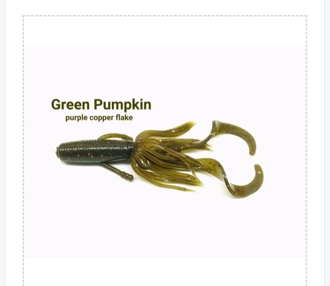 4" Galaxy Grub single skirt (SINKING SALT INFUSED)