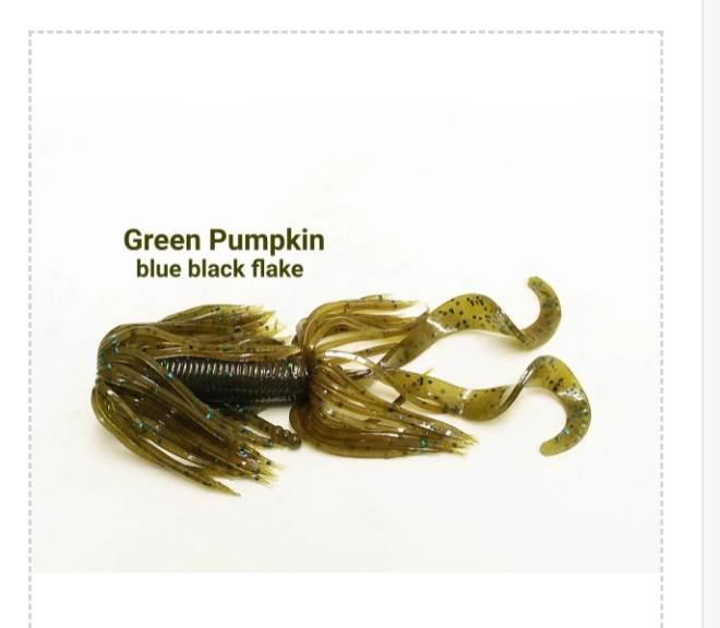 4" Galaxy Grub triple skirt (Sinking Salt Infused)