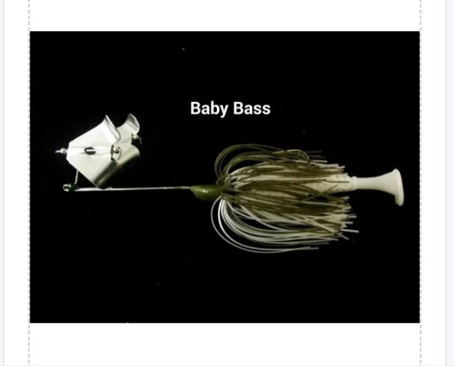 Cali Buzz-Bait (Mini size) silver double blades