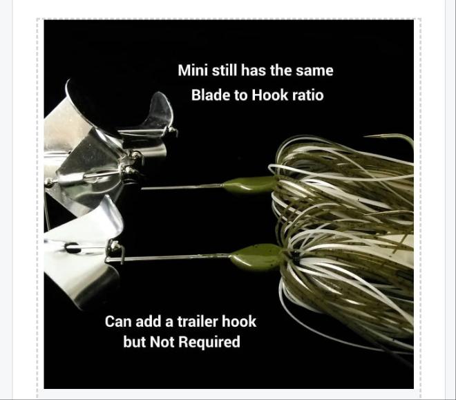 Cali Buzz-Bait (Mini size) silver double blades