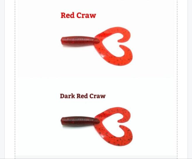 4" CALI TRAILER GRUB twin tail