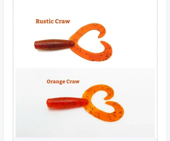 4" CALI TRAILER GRUB twin tail