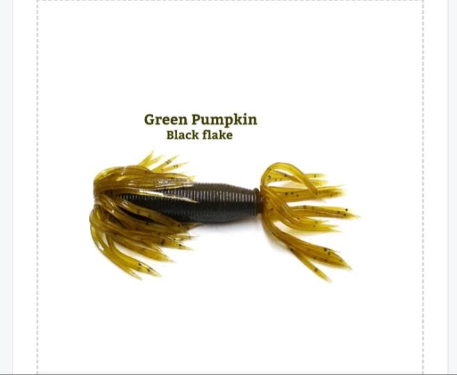 4" FATTY GRUB triple skirt (No tail)