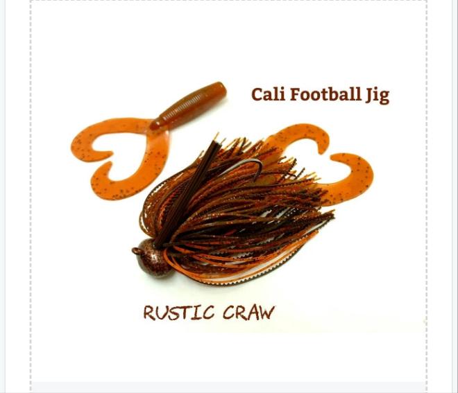 Cali Jig in Rustic Craw-Football or Brush Jig