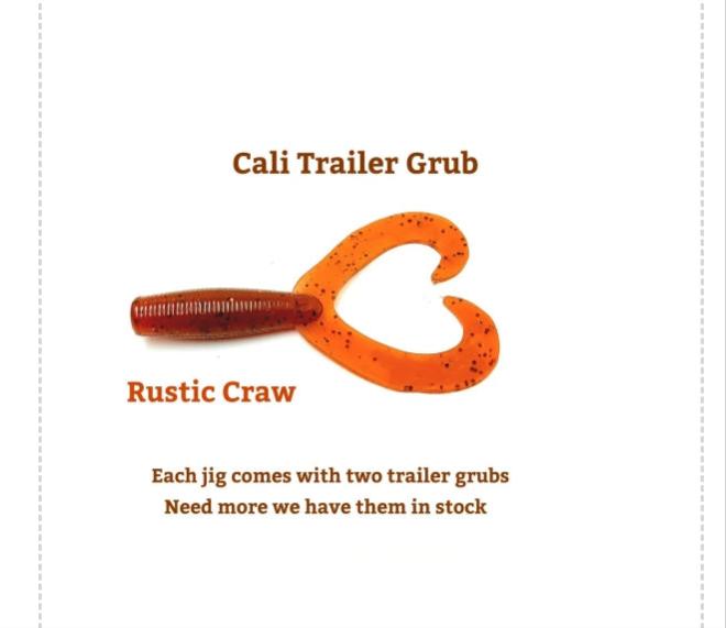 Cali Jig in Rustic Craw-Football or Brush Jig