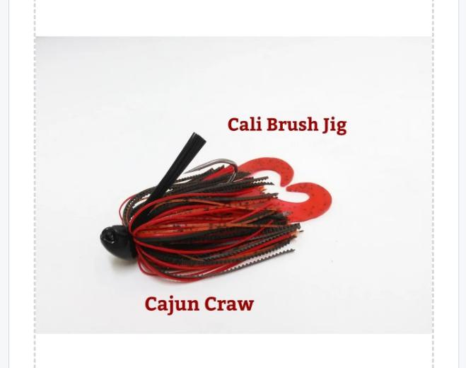 CALI JIGS in cajun craw (Football or Brush Jig)