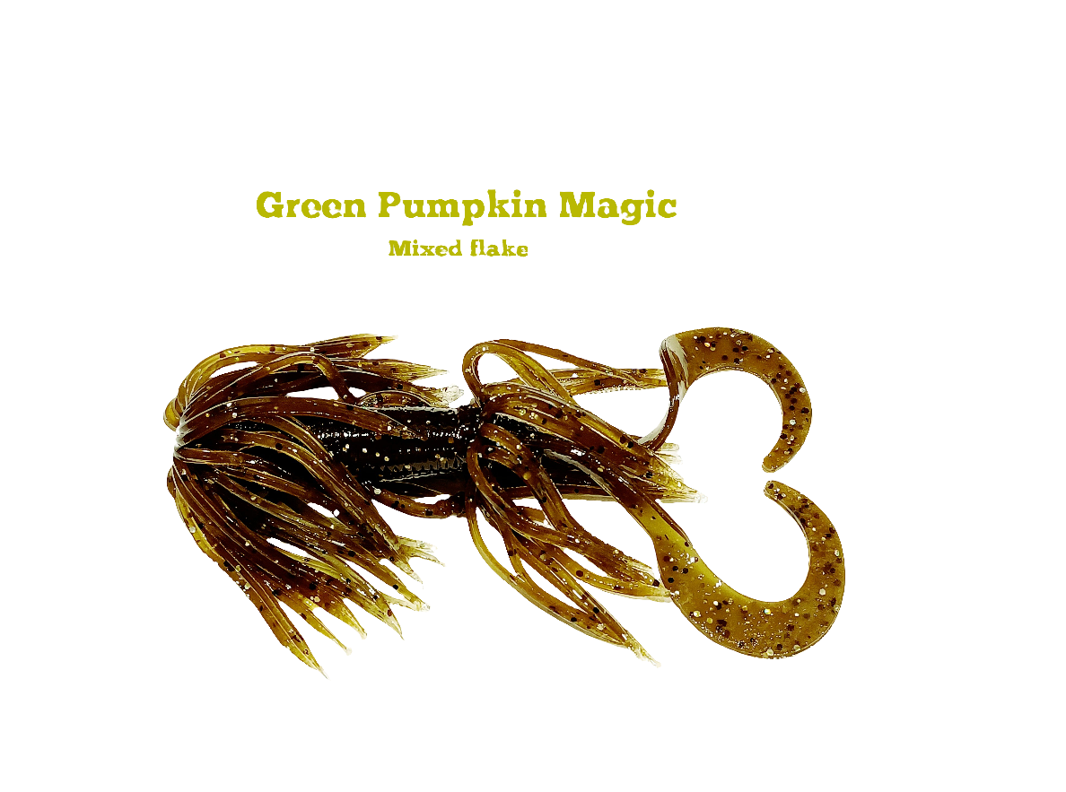 GALAXY GRUB (triple skirt twin tail) variety of colors available