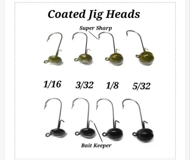 Ned Jig Heads Light wire finesse Hooks (Variety of sizes available) – Cali  Bass Baits