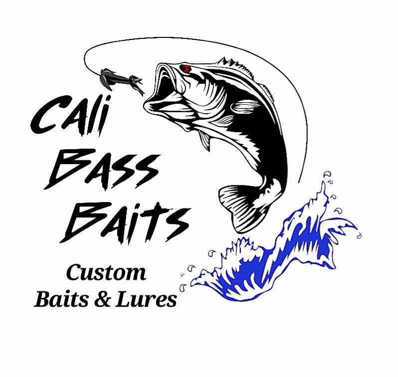Cali Bass Baits Logo t-shirt SHORT SLEEVE (multiple sizes to choose from)