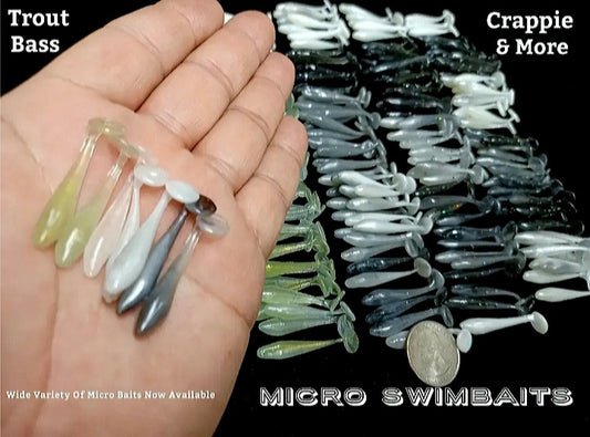 MICRO SWIMBAITS *Trout Crappie Bluegill* Our Light Line Series Bait