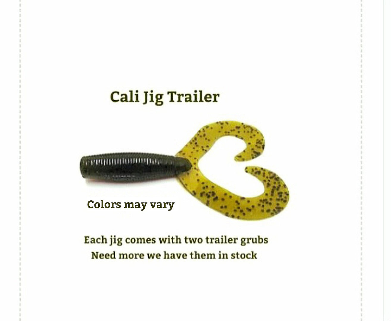 Custom CALI JIGS in blue craw (Football or Brush Jig)