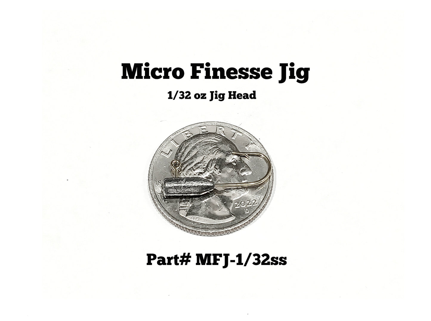 Finesse Tiny Tube Jig Heads (size: 1/32oz) our ultra light line series tackle