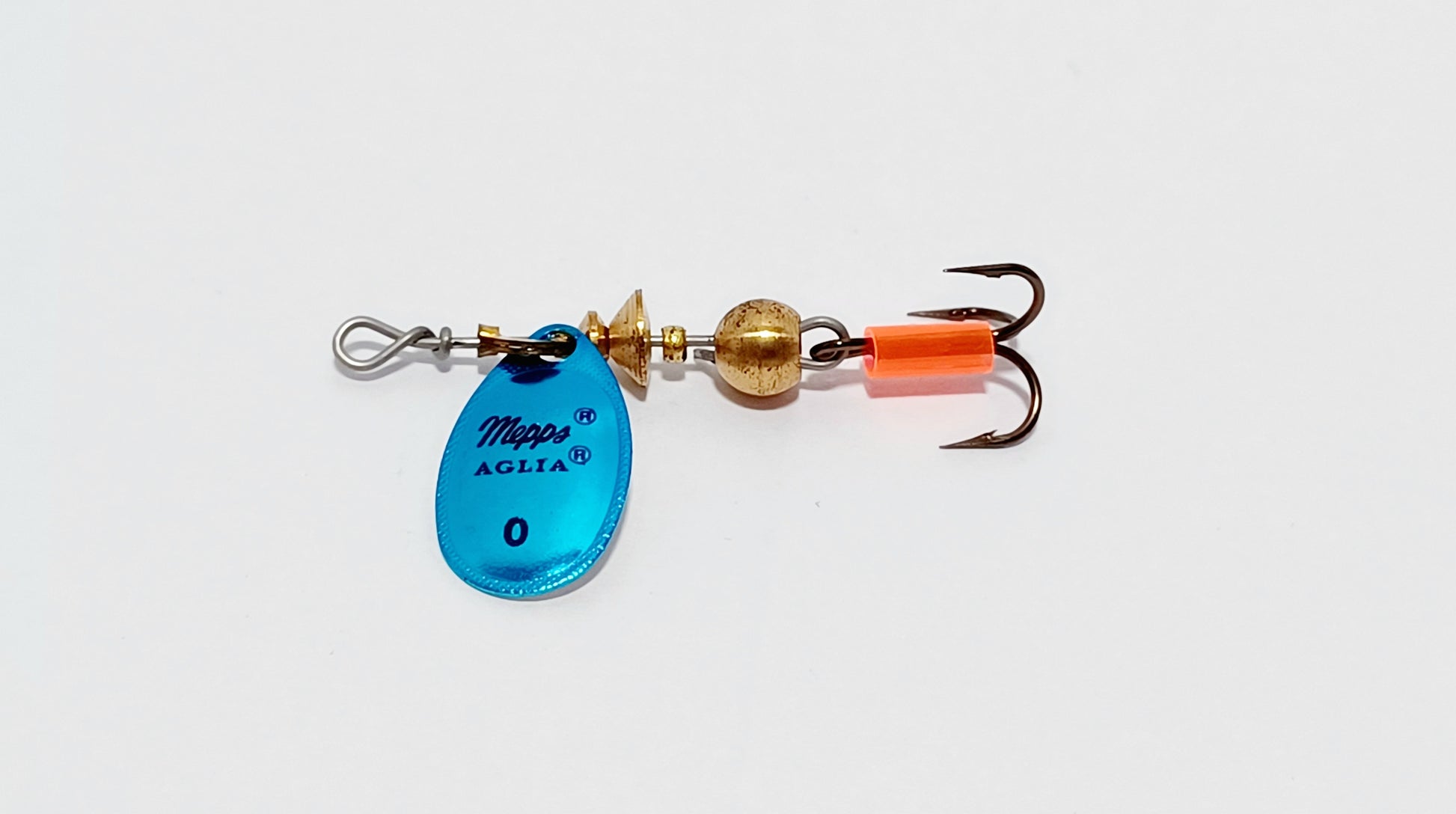 Vintage Mepps Aglia small #0 Lure in blue – Cali Bass Baits